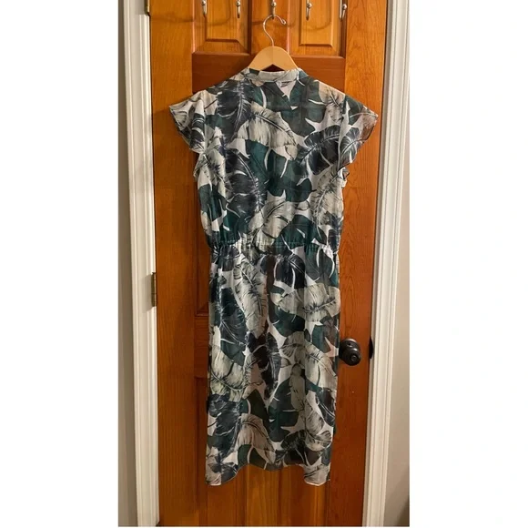 Vince Camuto Sheer Palm Swim Cover Up - Picture 4 of 6